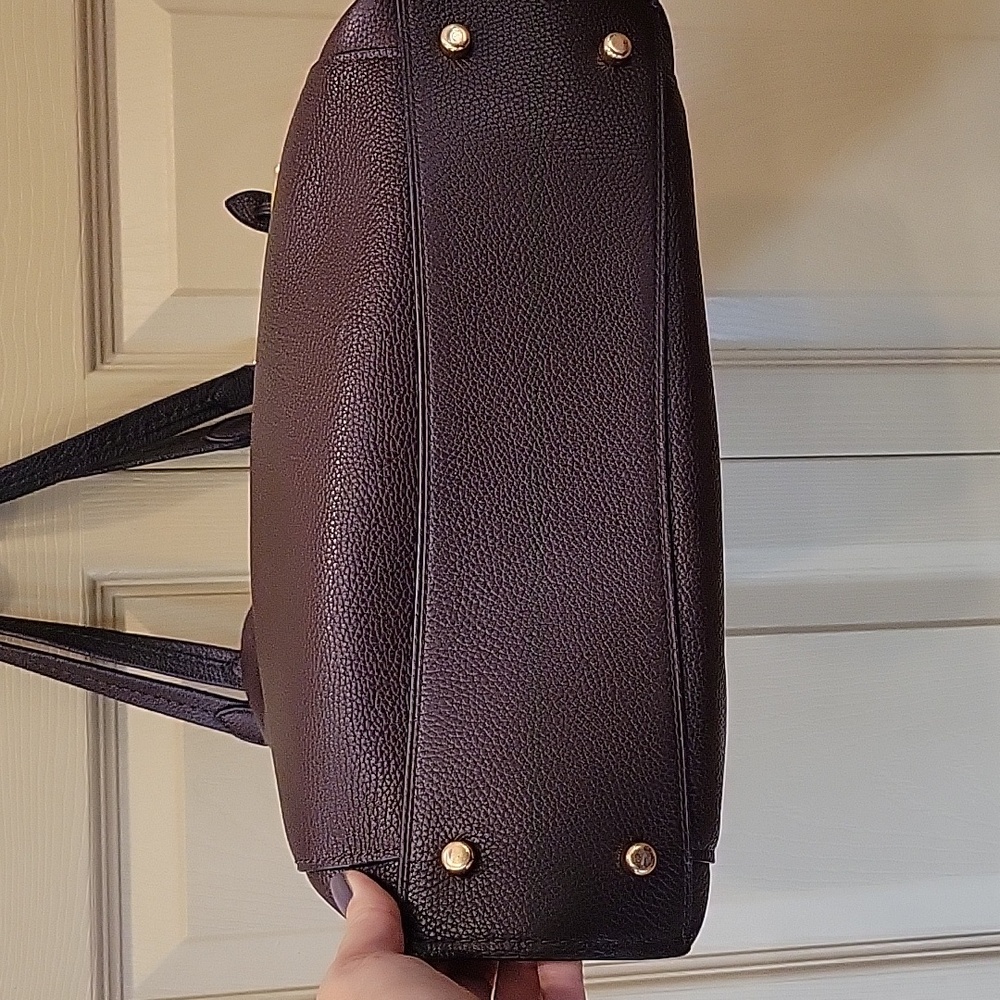 Brown/Burgundy Coach Shoulder Bag - Picture 2 of 10